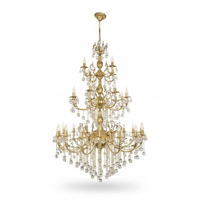 Lustre żyrandol żyrandol sufitowy xxl luksusowa złota lampa sufitowa kryształowa