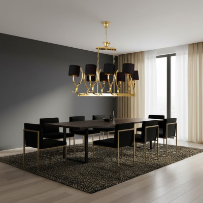 żyrandol sufitowy żyrandol xxl Lampa Gold Lampa sufitowa żyrandol metalowy