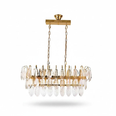 Lustre żyrandol żyrandol sufitowy luksusowa złota lampa sufitowa kryształowa lampa