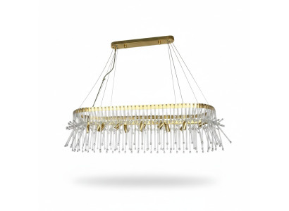 Stół obiadowy Lampa Lampa sufitowa żyrandol żyrandol sufitowy luksusowy złoty żyrandol Szkło