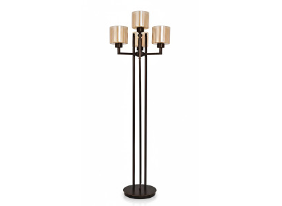 Lampa podłogowa Stojak na lampę podłogową Czarny Leuchten Lampy Lampa Złoto Szkło