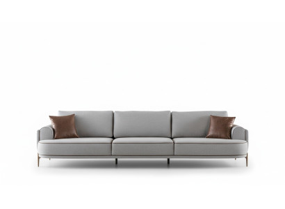 Sofa trzyosobowa 3 miejsce siedzące sofa materiałowa kanapa nowoczesna szara materiałowa nowa