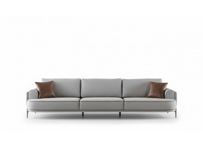 Sofa trzyosobowa 3 miejsce siedzące sofa materiałowa kanapa nowoczesna szara materiałowa nowa