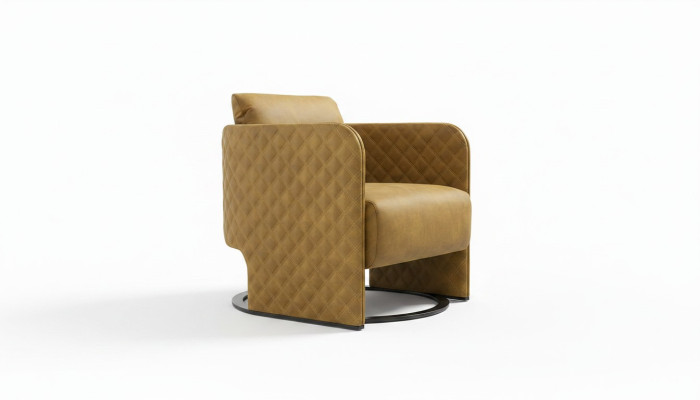 Fotel EarsFotel CocktailFotel miejsce siedzące Nowoczesna sztuczna skóra Yellow Design