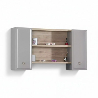 Szafka ścienna szafka ścienna żłobek Półka na książkę Drewno Grey Design