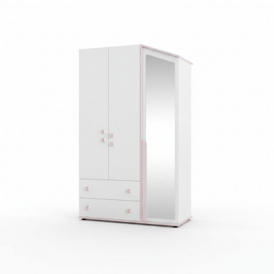 Design Szafa drewniana Szafa Szafa Meble Drewno Lustro Biały Nowość