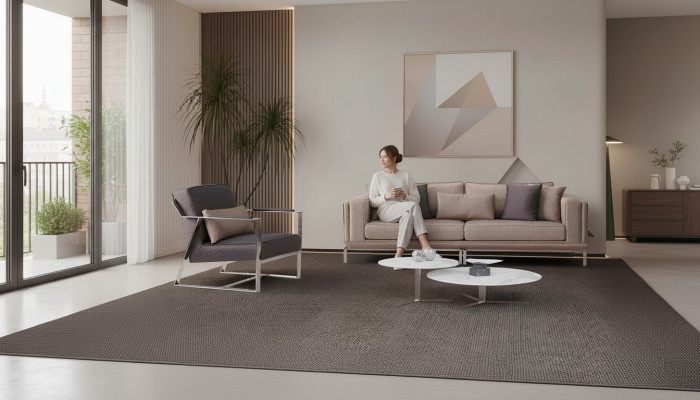 Zestaw sofowy Kompletny zestaw wypoczynkowy beżowa tapicerowana sofa rozkładana sofa 2-częściowa