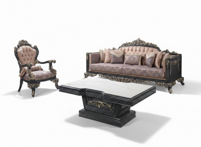 Luksusowy Zestaw sofowy kompletna sofa tapicerowana w kolorze szarym sofa z tkaniny
