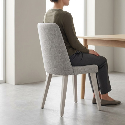 Krzesło do jadalni-Grupa Designer x8 Zestaw krzeseł kuchennych Zestaw drewnianych krzeseł