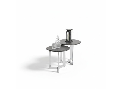 Grupa Stolik Tabela stolik kawowy Living Room Stal nierdzewna Zestaw Silver