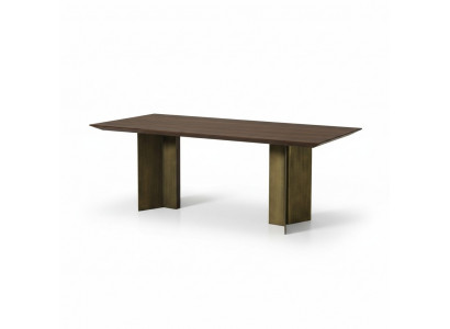 Stół do jadalni Stół obiadowy Tabela dinette jadalnia 208 cm Drewno brązowy Nowość