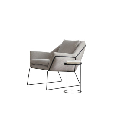 Fotel Single Seater Material EarsFotel miejsce do siedzenia Poliester Szary Salon