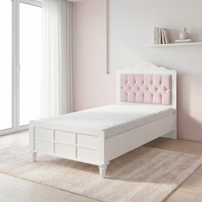 łóżko rozkładane Łóżko żłobek Meble do pokoju dziecięcego Rosa Drewno Chesterfield
