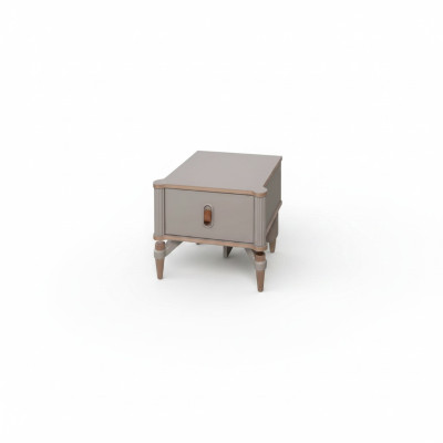 Designerskie konsole nocne Stolik nocny Drewno Modern Beige Girls