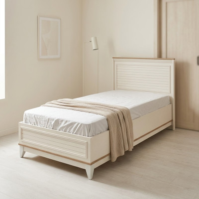 Meble dziecięce Łóżko łóżko składane rama łóżka żłobek Biały Modern 120cm