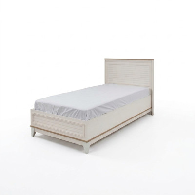 Meble dziecięce Łóżko łóżko składane rama łóżka żłobek Biały Modern 120cm