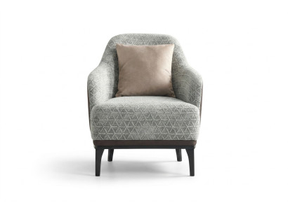EarsFotel Fotel Single Seater 1 miejsce do siedzenia FabricFotel Grey Design Modern