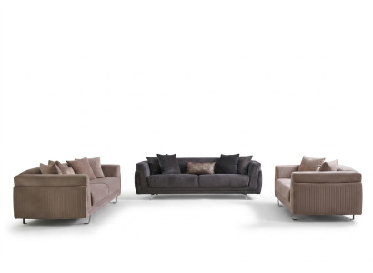 Zestaw kanapowy kompletne sofy sofa materiałowa sofy tapicerowane beżowy zestaw 4 sztuki