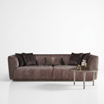 Nowoczesna sofa trzyosobowa 3 miejsce do siedzenia sofa tapicerowana sofa nowoczesne brązowe sofy