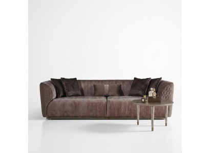 Nowoczesna sofa trzyosobowa 3 miejsce do siedzenia sofa tapicerowana sofa nowoczesne brązowe sofy