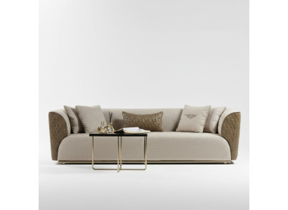 Nowoczesna trzyosobowa sofa 3 miejsce do siedzenia tapicerowana sofa materiałowa beżowa stylowe sofy