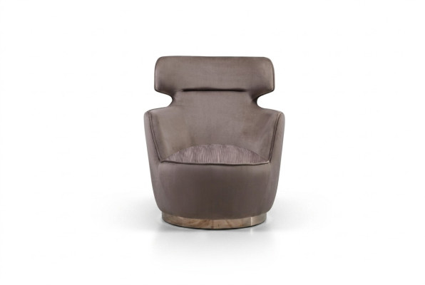 Fotel Material miejsce siedzące Single Seater Grey ClubFotel EarsFotel Modern