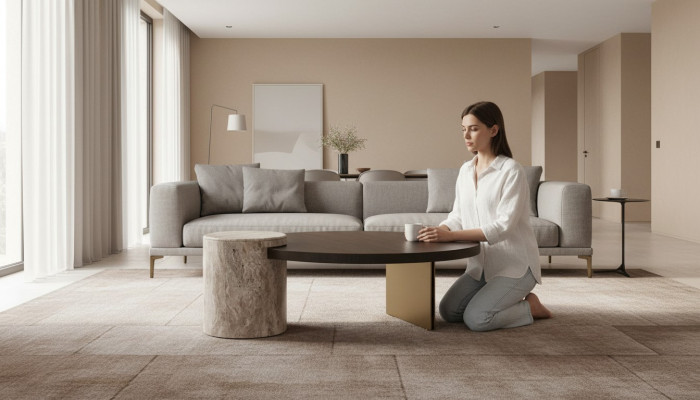 stolik kawowy Stolik Stolik Kawowy Drewno Brązowy Sofa Stolik Projekt Tabela