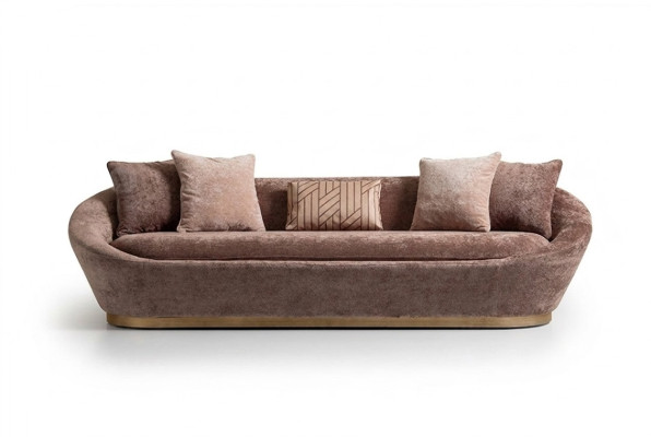 Sofa trzyosobowa 3 miejsce siedzące sofa materiałowa beżowa luksusowa sofa tapicerowana materiałowa