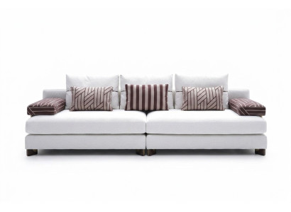 Sofa 4 miejsce do siedzenia Sofa materiałowa Sofa 4 miejsce do siedzenia Sofa tapicerowana Biały Sofy Modern