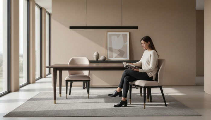 Luksusowe krzesła do jadalni krzesła kuchenne nowoczesny design krzesło fotele beżowe nowe