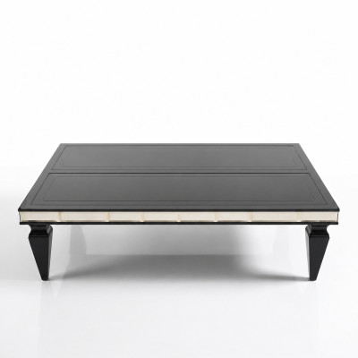 Sofa stolik kawowy stolik kawowy Stolik Drewno salon Czarny