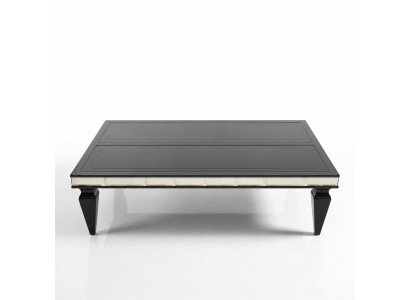 Sofa stolik kawowy stolik kawowy Stolik Drewno salon Czarny
