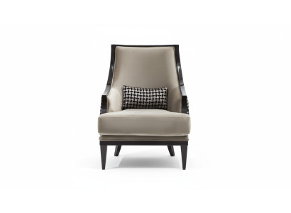 Fotel EarsFotel Single Seater miejsce do siedzenia Materiał Szary Salon Klasyczny