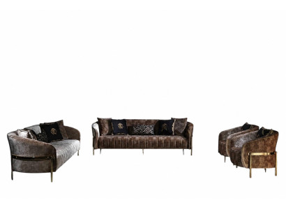 Zestaw sofowy trzyosobowy Fotel beżowa sofa materiałowa sofa tapicerowana sofa nowoczesna