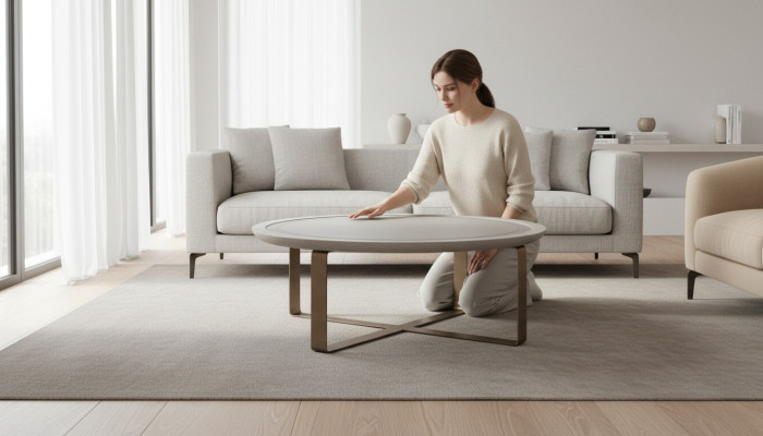 stolik kawowy Nowoczesny Stolik Kawowy Stolik Sofa Beżowy Metal