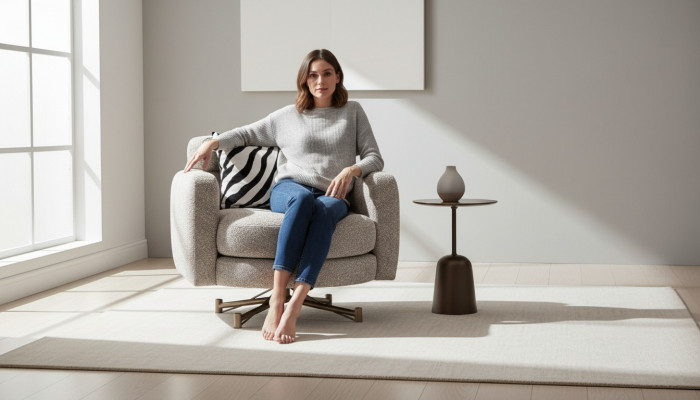 Fotel EarsFotel CocktailFotel ClubFotel Grey Material Podkładka miejsce siedzące