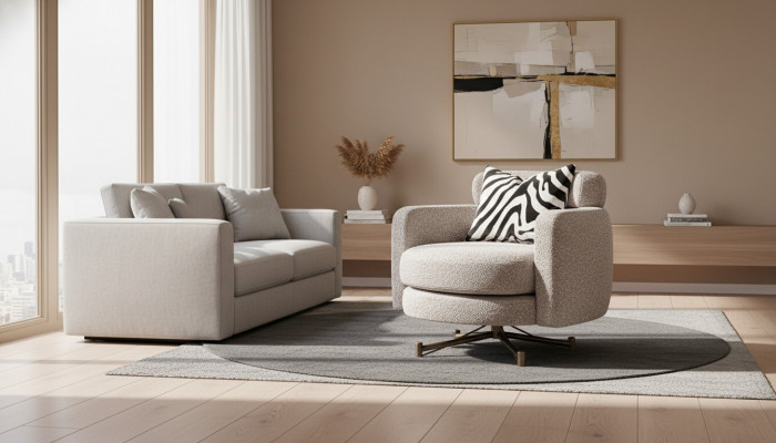 Fotel EarsFotel CocktailFotel ClubFotel Grey Material Podkładka miejsce siedzące