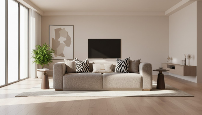 Sofa czteroosobowa 4 miejsce do siedzenia sofa materiałowa sofa tapicerowana szara nowoczesne sofy nowe