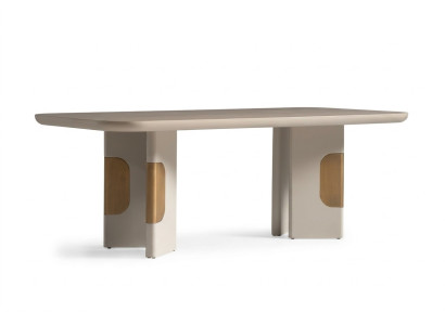 Nowoczesny Stół obiadowy Tabela Stół do jadalni Drewno Narożnik do jadalni Beżowy jadalnia Design