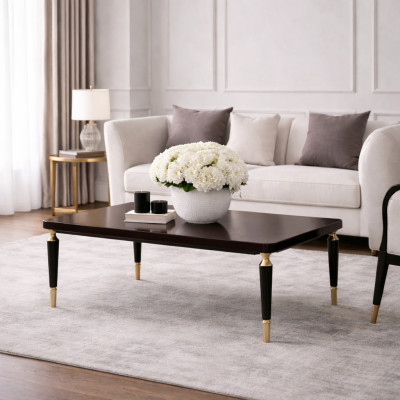 stolik kawowy Stolik stolik kawowy sofa stolik salon Drewno Czarny