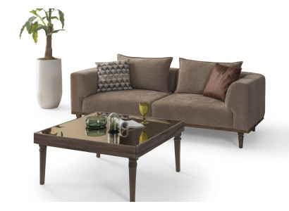 Sofa trzyosobowa 3 miejsce siedzące sofa materiałowa sofa tapicerowana szara nowoczesny materiał nowy
