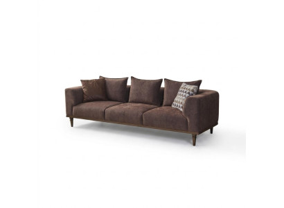 Sofa czteroosobowa 4 miejsce do siedzenia kanapa brązowa sofa tapicerowana sofa nowoczesna