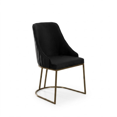 Grupa Krzesła Krzesła Kuchenne Krzesła Do Jadalni Czarny 6-częściowy Modern Material