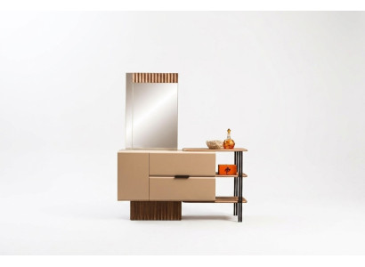 Toaletka Toaletka Stół konsolowy Drewno Sypialnia Beige Modern