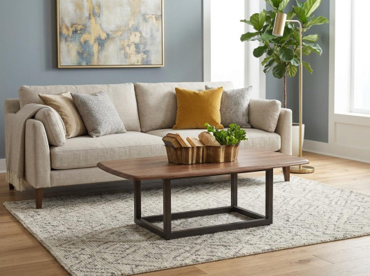 stolik kawowy stolik kawowy sofa stolik stolik kawowy brązowy salon Drewno