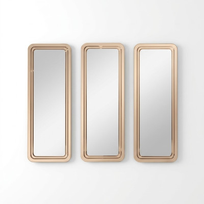 Zestaw Golden Modern Lustro lustro ścienne Toaletka Lustra 3szt