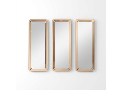 Zestaw Golden Modern Lustro lustro ścienne Toaletka Lustra 3szt
