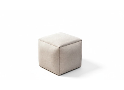 Stołek stołek tapicerowany taboret materiałowy beżowy taboret do makijażu nowoczesny