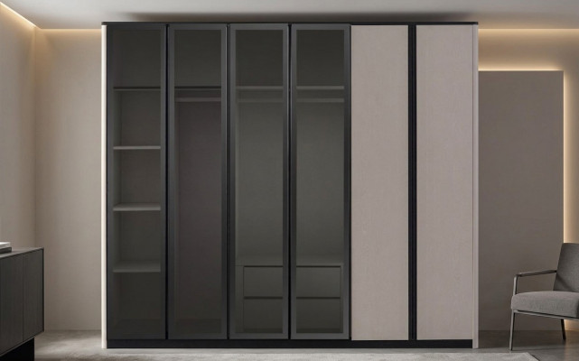 Szafka drewniana Szafa Szafa Szafa Modern Grey
