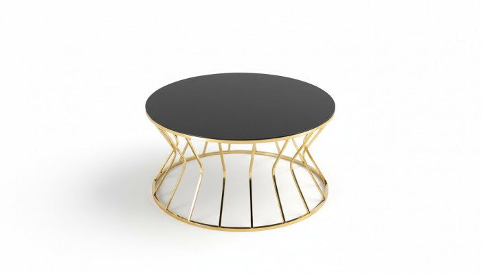 Nowoczesna sofa stolik kawowy stolik kawowy Stolik Gold Tabela Szkło